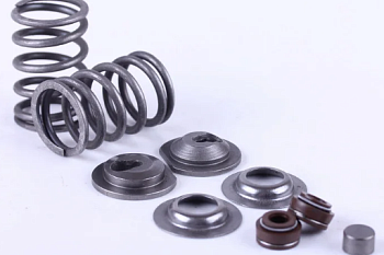 КЛАПАННЫЙ МЕХАНИЗМ КОМПЛЕКТ (ПРУЖИНЫ, ТАРЕЛКИ, САЛЬН.КЛАП.) НА 2 КЛ. - 177F