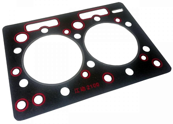 Прокладка ГБЦ JD2100 (TY2100I) D=107 Уралец/Синтай
