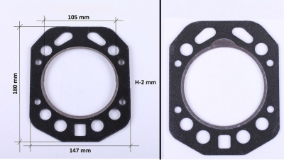 Прокладка головки цилиндра под гильзу 95 мм Prorab\Калибр original (с язычком) - 195N