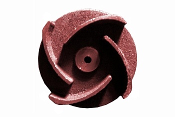 КРЫЛЬЧАТКА ПОМПЫ ( ДЛЯ 30,80 ) 4 ЛОПАСТИ ПОД ШПОНКУ 20 ММ