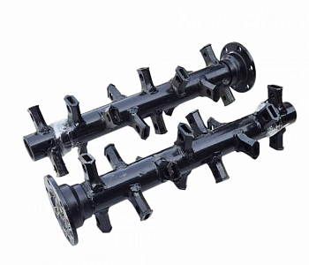 Вал под ножи для почвофрезы 1GQN-100, 470 мм, 10 креплений со ступицей