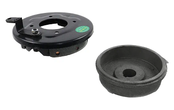 Тормозной барабан в сборе с колодками для полуоси 49 мм